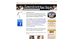 Desktop Screenshot of jamestownpiano.com