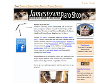 Tablet Screenshot of jamestownpiano.com